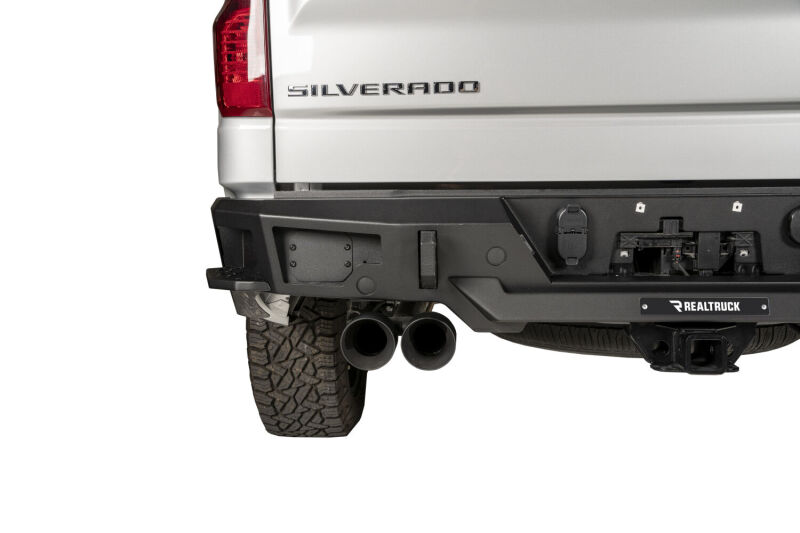 Chevrolet Silverado 1500 Bumper - Rear - Go Rhino - BR20.5 - Textured Black - `19-`20